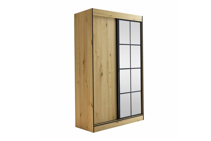 Aberfelt Barne Skap 120x216 cm - Svart - Møbler - Barnemøbler - Oppbevaring barnerom - Skap barnerom