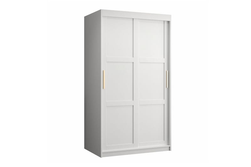 Dunvegan Garderobe 100x200 cm - Hvid - Møbler - Barnemøbler - Oppbevaring barnerom - Skap barnerom