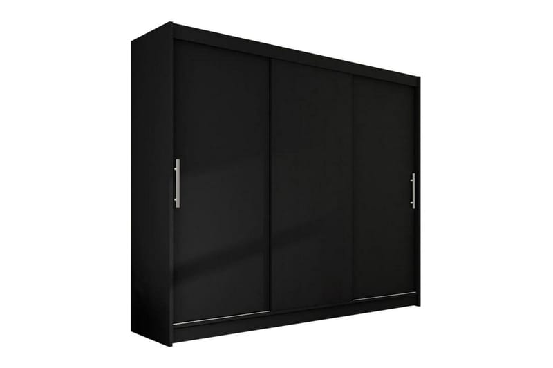 Glenmore Barnskap 250x215 cm - Svart - Møbler - Barnemøbler - Oppbevaring barnerom - Skap barnerom