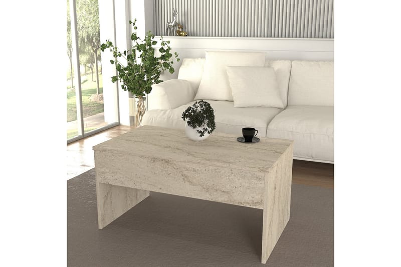 Akilli Sofabord 90 cm - Beige - Møbler - Bord - Sofabord