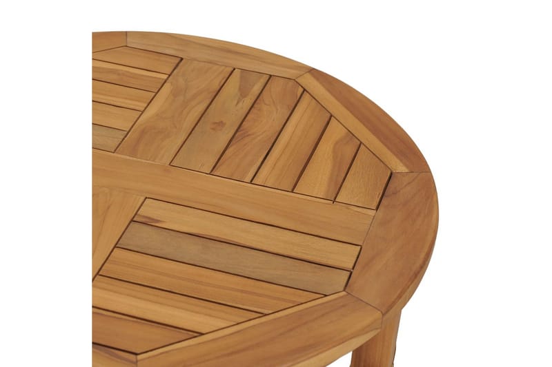 Barbord Ø 60 cm heltre teak - Brun - Møbler - Bord - Barbord & ståbord