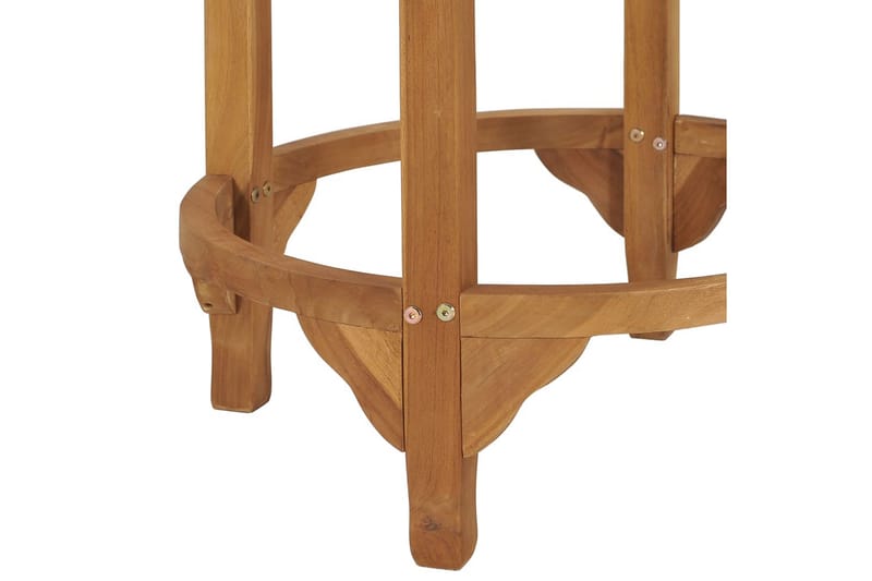 Barbord Ø 60 cm heltre teak - Brun - Møbler - Bord - Barbord & ståbord