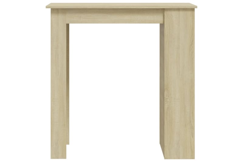 Barbord med oppbevaringsstativ sonoma eik 102x50x103,5 cm sp - Beige - Møbler - Bord - Barbord & ståbord