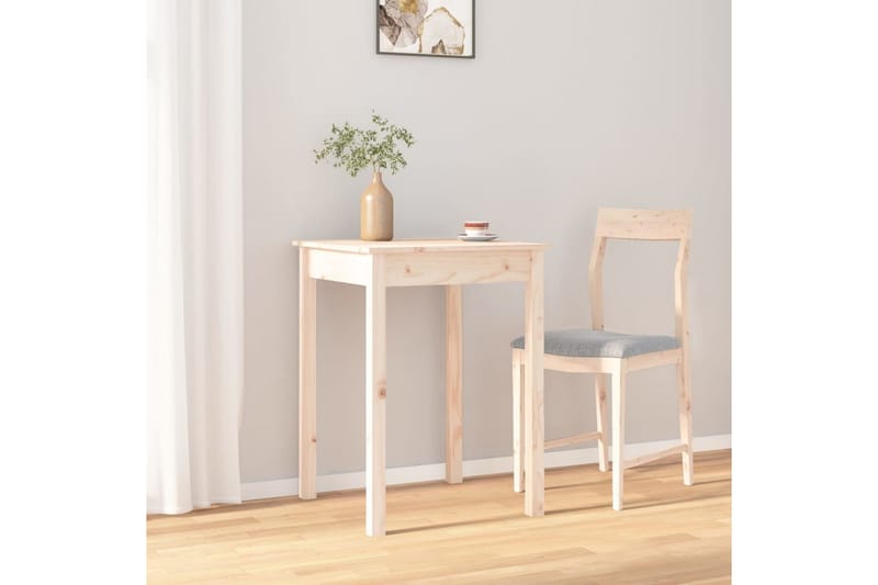 beBasic Spisebord 55x55x75 cm heltre furu - Brun - Møbler - Bord - Spisebord & kjøkkenbord