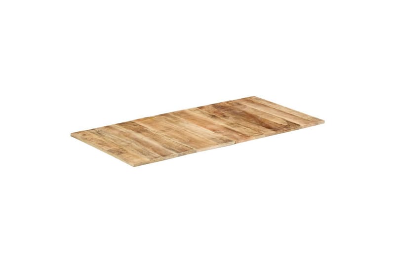 Bordplate 120x60x(1,5-1,6) cm grovt mangotre - Brun - Møbler - Bord - Bordtilbehør - Bordplate