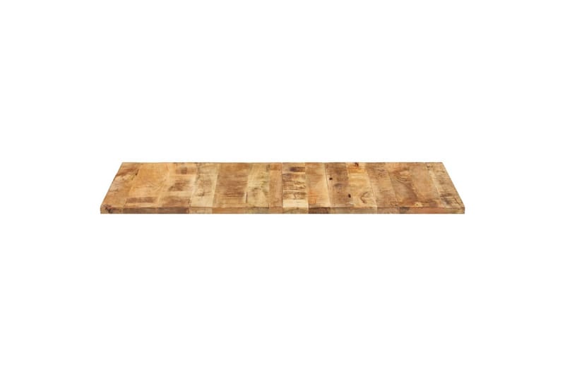 Bordplate 140x60x(2,5-2,7) cm grovt mangotre - Brun - Møbler - Bord - Bordtilbehør - Bordplate