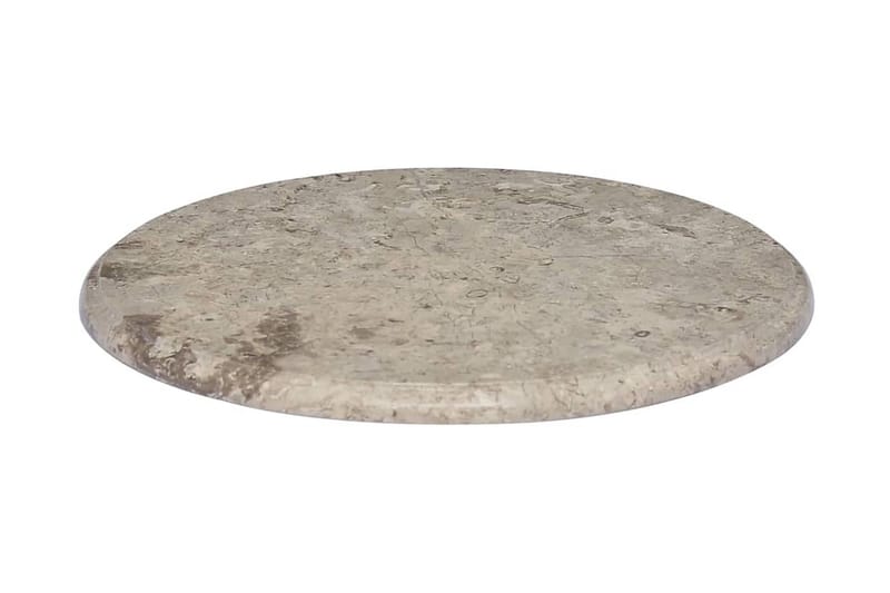 Bordplate grå Ø50x2,5 cm marmor - Grå - Møbler - Bord - Bordtilbehør - Bordplate