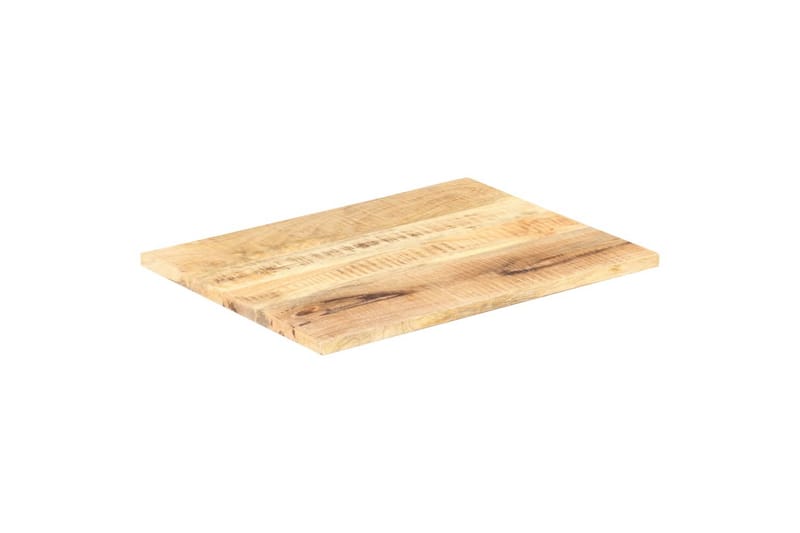 Bordplate heltre mango 25-27 mm 80x60 cm - Brun - Møbler - Bord - Bordtilbehør - Bordplate