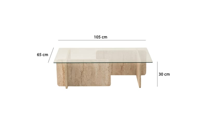 Escape Sofabord 105 cm - Beige - Møbler - Bord - Sofabord