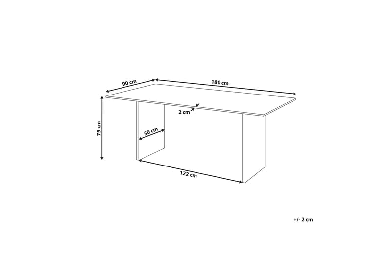 Fyrsil Spisebord 90 cm Rektangulært - Lyst tre - Møbler - Bord - Spisebord & kjøkkenbord