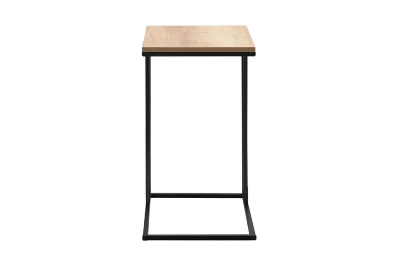 Ajmit Sidebord 50x62 cm Brun/Svart - Hanah Home - Møbler - Bord - Avlastningsbord - Lampebord & sidebord