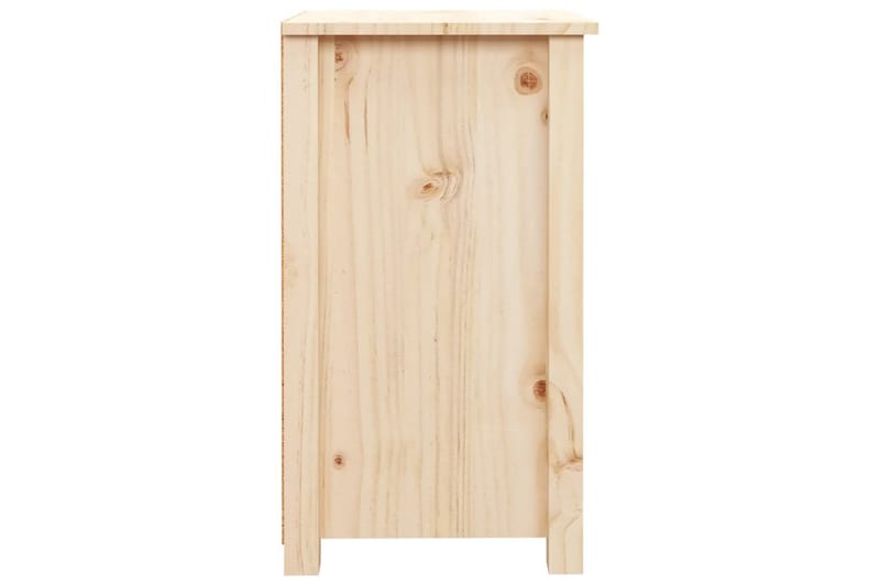 beBasic Nattbord 2 stk 40x35x61,5 heltre furu - Brun - Møbler - Bord - Avlastningsbord - Sengebord & nattbord