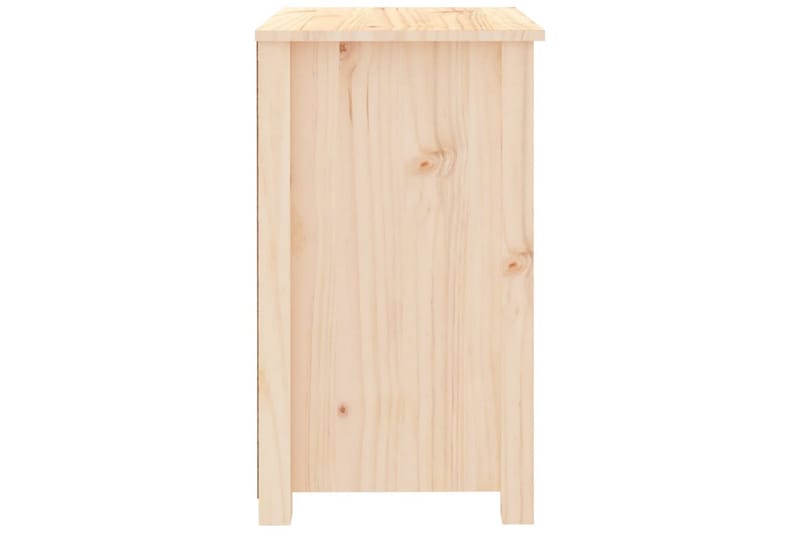 beBasic Nattbord 2 stk 50x35x61,5 heltre furu - Brun - Møbler - Bord - Avlastningsbord - Sengebord & nattbord