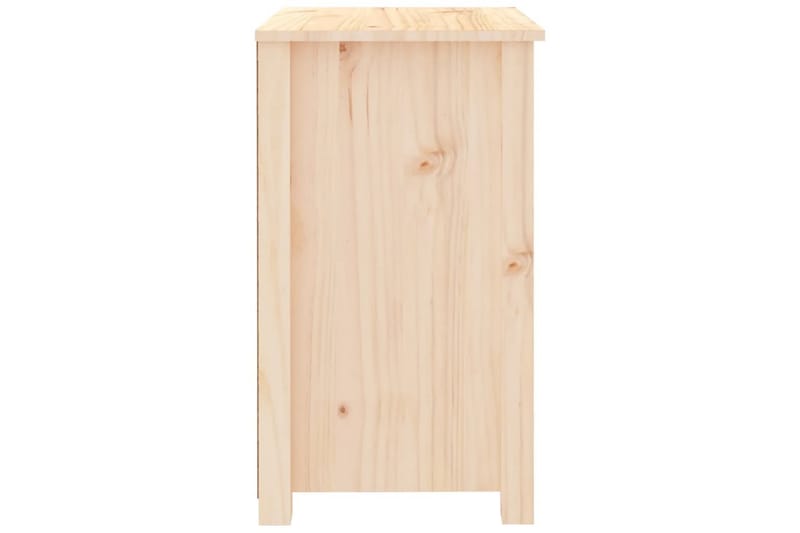 beBasic Nattbord 50x35x61,5 cm heltre furu - Brun - Møbler - Bord - Avlastningsbord - Sengebord & nattbord