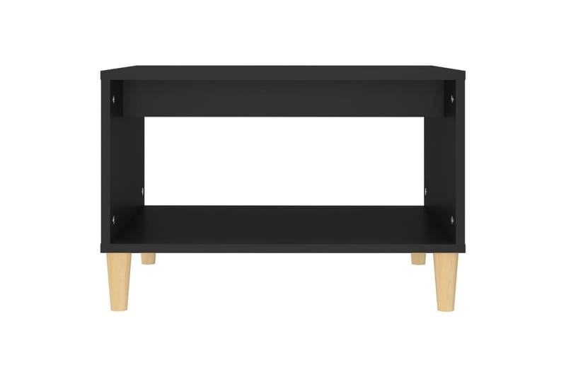 beBasic Salongbord svart 60x40x50 cm konstruert tre - Svart - Møbler - Bord - Avlastningsbord - Lampebord & sidebord