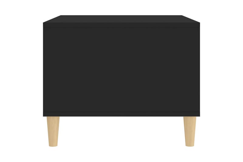 beBasic Salongbord svart 60x40x50 cm konstruert tre - Svart - Møbler - Bord - Avlastningsbord - Lampebord & sidebord