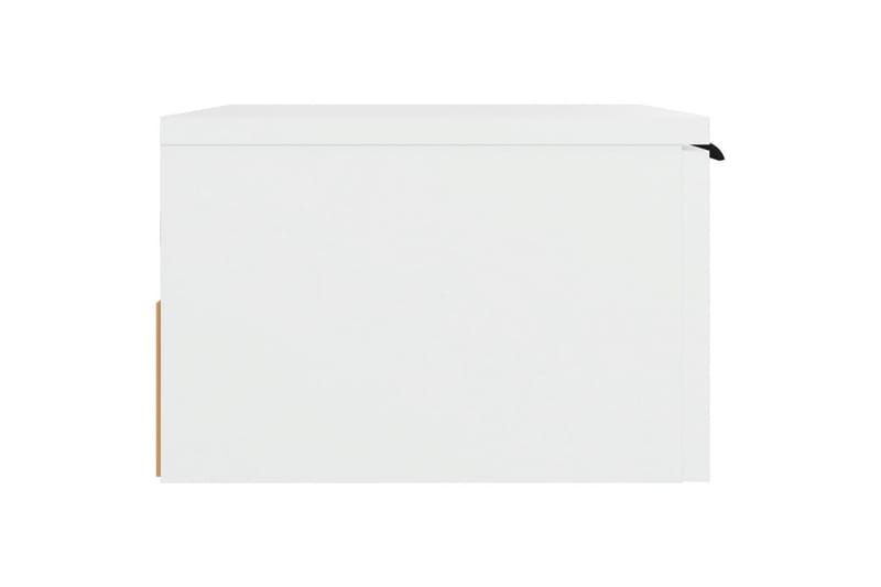 beBasic Veggmontert nattbord hvit 34x30x20 cm - Hvit - Møbler - Bord - Avlastningsbord - Sengebord & nattbord