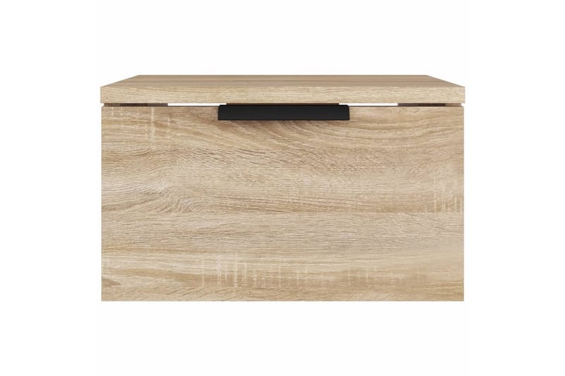 beBasic Veggmontert nattbord sonoma eik 34x30x20 cm - Brun - Møbler - Bord - Avlastningsbord - Sengebord & nattbord