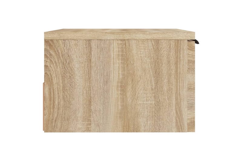 beBasic Veggmontert nattbord sonoma eik 34x30x20 cm - Brun - Møbler - Bord - Avlastningsbord - Sengebord & nattbord