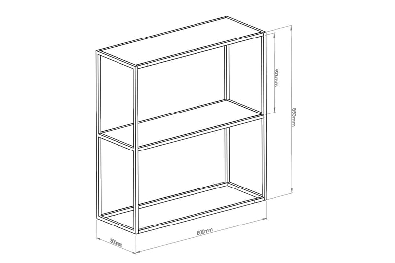 Berra Sidebord 80 cm - Svart - Møbler - Bord - Avlastningsbord - Lampebord & sidebord