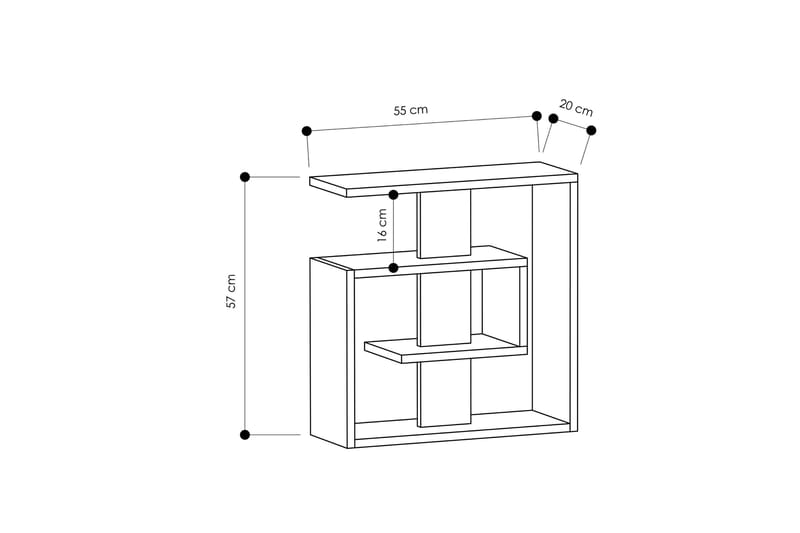 Homitis Sidebord Labyrint - Møbler - Bord - Avlastningsbord - Brettbord og småbord