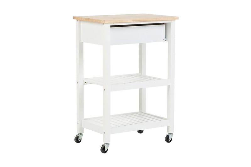 Hiuma Serveringsbord 58 cm - Hvit - Møbler - Bord - Avlastningsbord