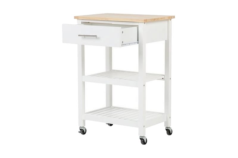 Hiuma Serveringsbord 58 cm - Hvit - Møbler - Bord - Avlastningsbord