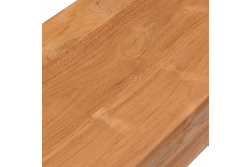 Konsollbord 110x35x75 cm heltre teak - Brun - Møbler - Bord - Avlastningsbord - Konsollbord