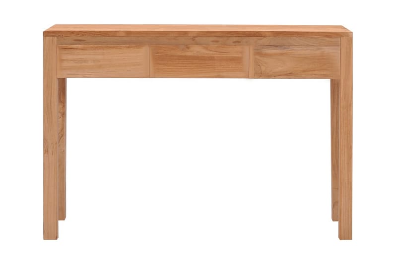 Konsollbord 110x35x75 cm heltre teak - Brun - Møbler - Bord - Avlastningsbord - Konsollbord