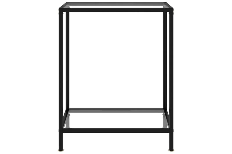 Konsollbord gjennomsiktig 60x35x75 cm herdet glass - Gjennomsiktig - Møbler - Bord - Avlastningsbord - Konsollbord