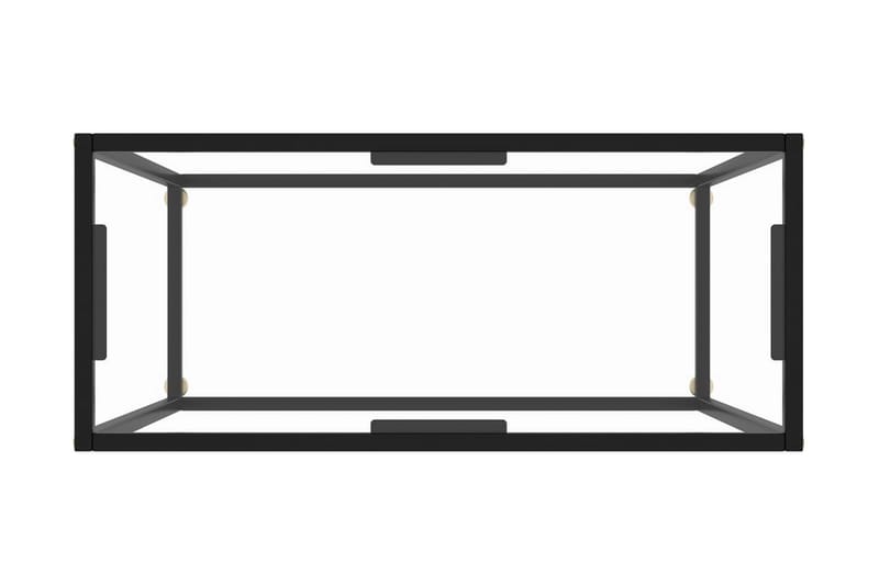 Konsollbord gjennomsiktig 80x35x75 cm herdet glass - Gjennomsiktig - Møbler - Bord - Avlastningsbord - Konsollbord