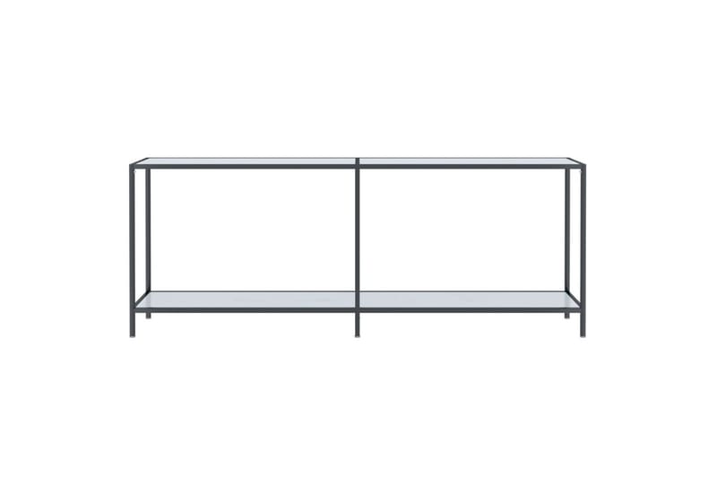 Konsollbord hvit 200x35x75,5 cm herdet glass - Hvit - Møbler - Bord - Avlastningsbord - Konsollbord