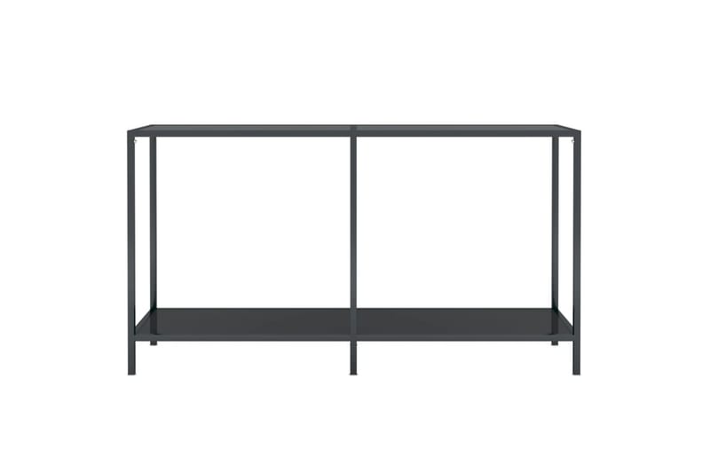 Konsollbord svart 140x35x75,5 cm herdet glass - Svart - Møbler - Bord - Avlastningsbord - Konsollbord