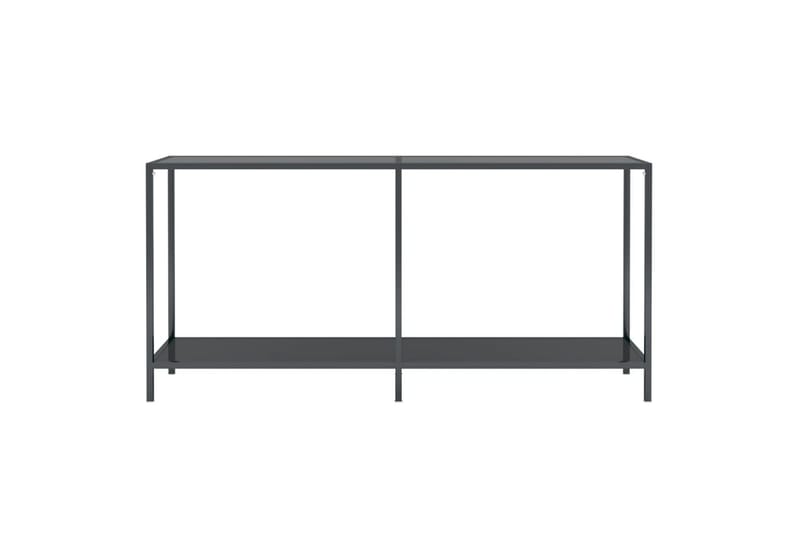 Konsollbord svart 160x35x75,5 cm herdet glass - Svart - Møbler - Bord - Avlastningsbord - Konsollbord