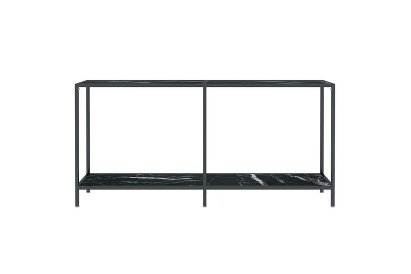 Konsollbord svart 160x35x75,5 cm herdet glass - Svart - Møbler - Bord - Avlastningsbord - Konsollbord