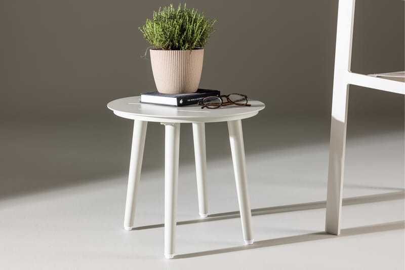 Lina Sidebord 50 cm - Beige - Møbler - Bord - Avlastningsbord - Lampebord & sidebord