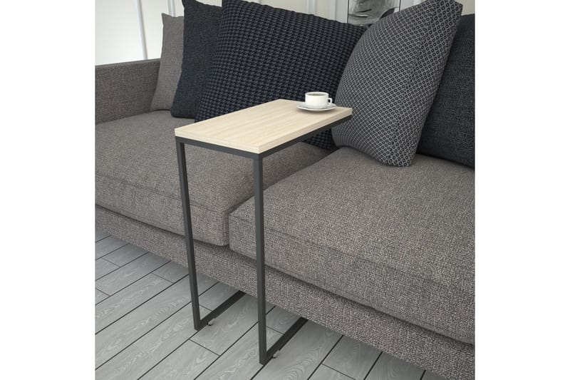 Maddeson Sidebord 46 cm - Beige/Svart - Møbler - Bord - Avlastningsbord - Lampebord & sidebord