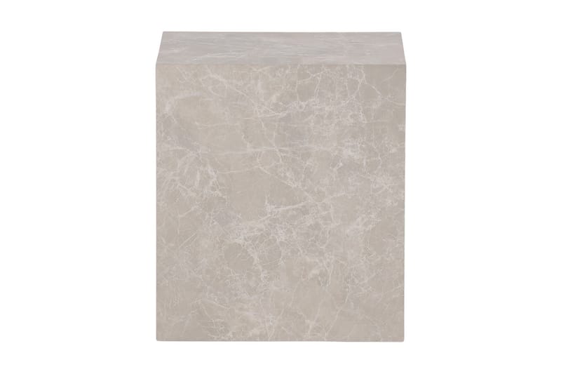 Molly Travertin Sidebord 40x40x45 cm - Beige - Møbler - Bord - Avlastningsbord - Lampebord & sidebord