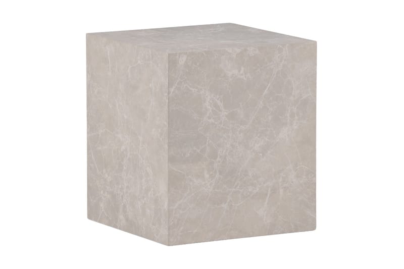 Molly Travertin Sidebord 40x40x45 cm - Beige - Møbler - Bord - Avlastningsbord - Lampebord & sidebord