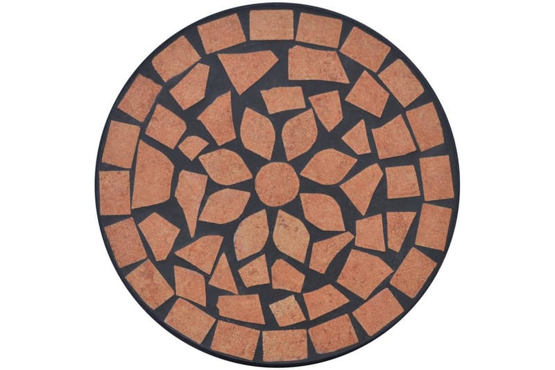 Mosaikk Sidebord Plantebord Terracotta - Møbler - Bord - Avlastningsbord - Lampebord & sidebord