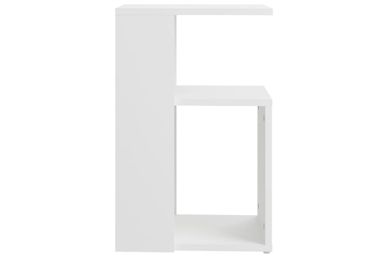 Sidebord hvit 36x30x56 cm sponplate - Hvit - Møbler - Bord - Avlastningsbord - Lampebord & sidebord