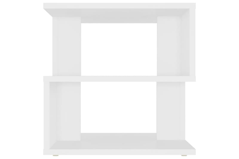 Sidebord hvit 40x40x40 cm sponplate - Hvit - Møbler - Bord - Avlastningsbord - Lampebord & sidebord