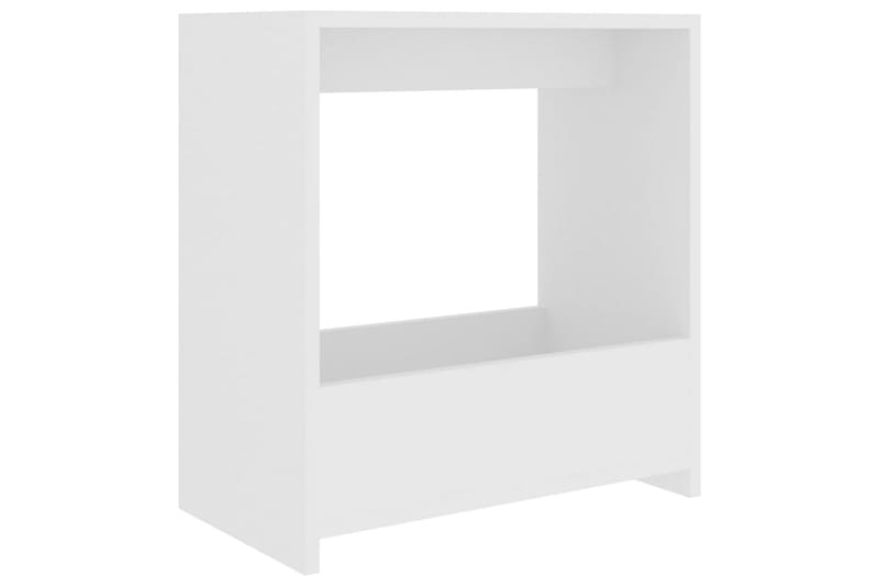 Sidebord hvit 50x26x50 cm sponplate - Hvit - Møbler - Bord - Avlastningsbord - Lampebord & sidebord