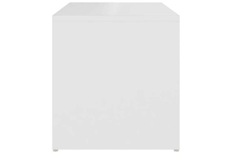 Sidebord hvit 59x36x38 cm sponplate - Hvit - Møbler - Bord - Avlastningsbord - Lampebord & sidebord