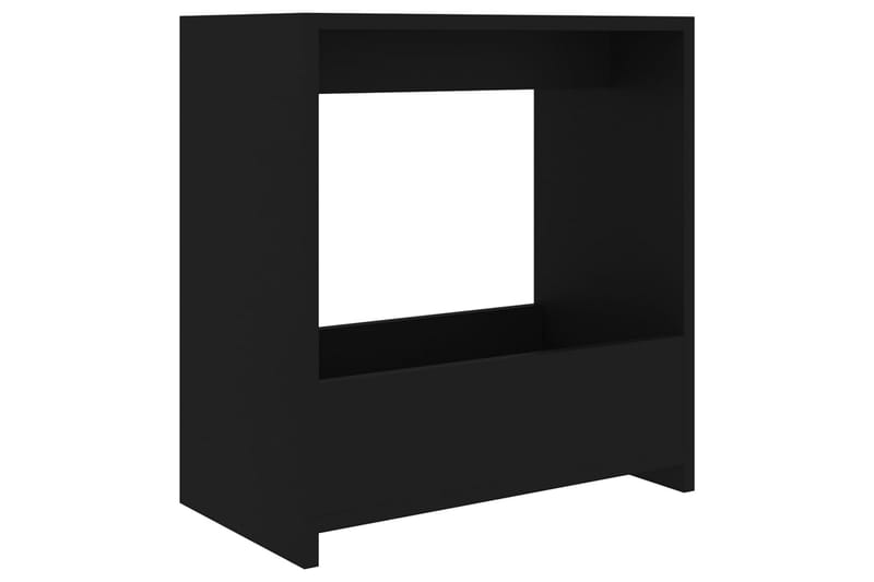 Sidebord svart 50x26x50 cm sponplate - Svart - Møbler - Bord - Avlastningsbord - Lampebord & sidebord