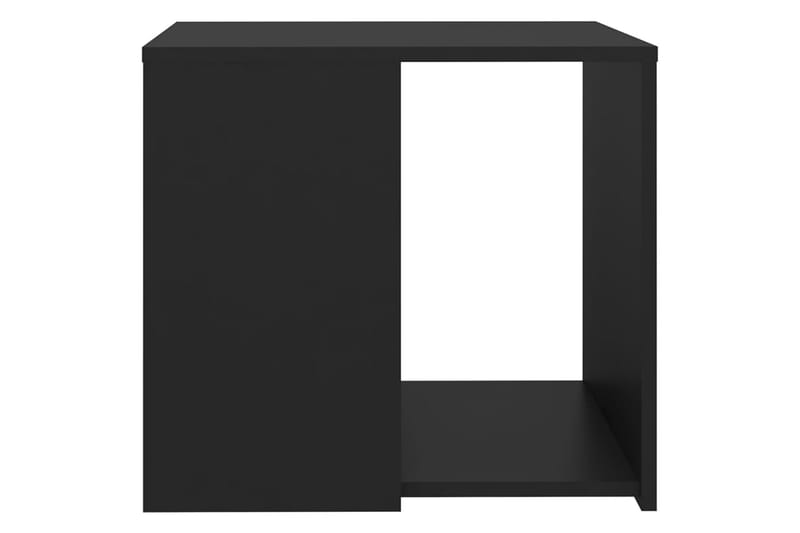 Sidebord svart 50x50x45 cm sponplate - Svart - Møbler - Bord - Avlastningsbord - Lampebord & sidebord