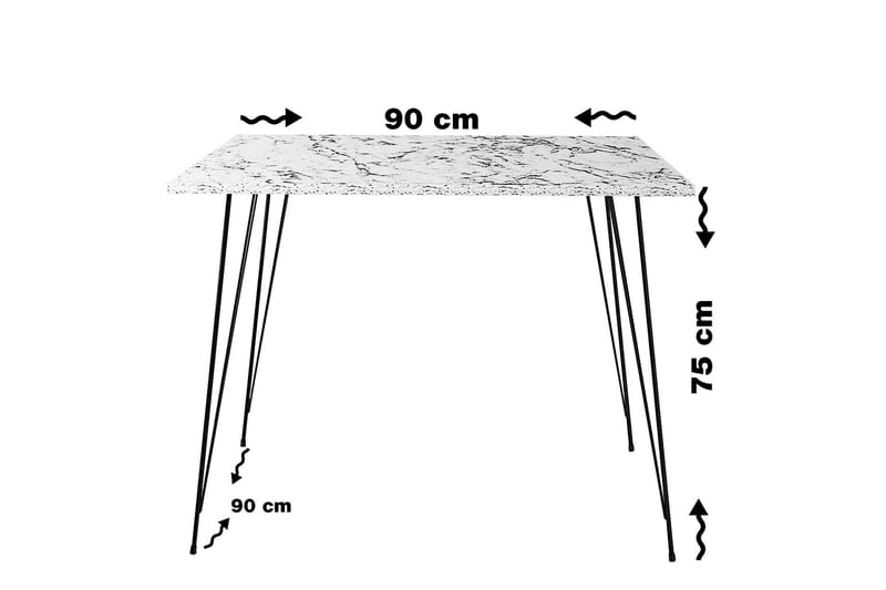 Murtwell bord 90 cm - Eik - Møbler - Bord - Avlastningsbord