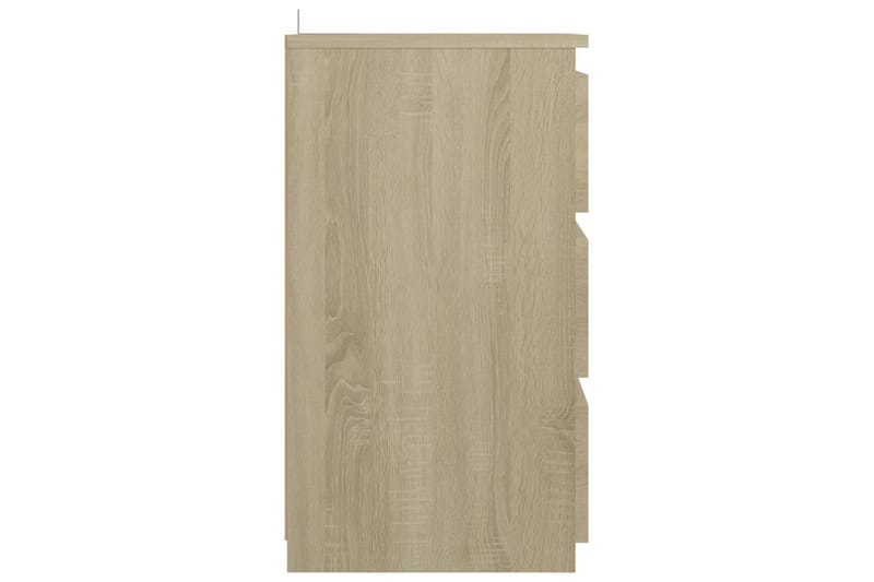 Nattbord sonoma eik 40x35x62,5 cm sponplate - Brun - Møbler - Bord - Avlastningsbord - Sengebord & nattbord