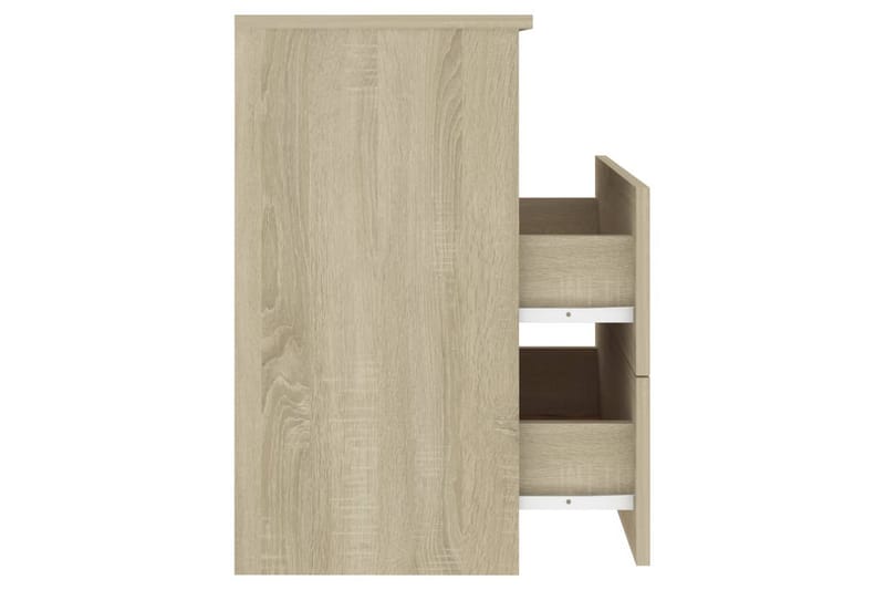 Nattbord sonoma eik 50x32x60 cm - Brun - Møbler - Bord - Avlastningsbord - Sengebord & nattbord