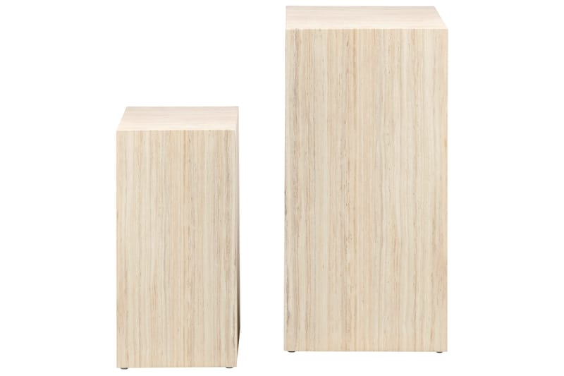 Samon Pedestal - Beige - Møbler - Bord - Avlastningsbord - Pidestall & søylebord